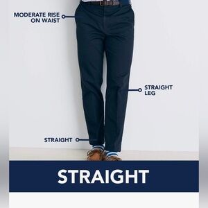 Izod Men's Saltwater Straight Chino Pants 32x34, NWT